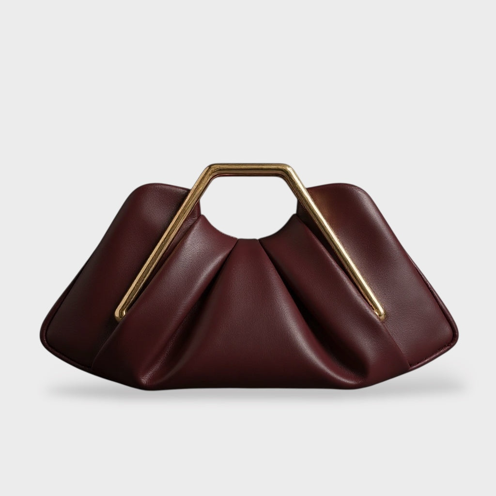 The Honoria-Anne by Huna - women's folded faux leather clutch bag - product image 8
