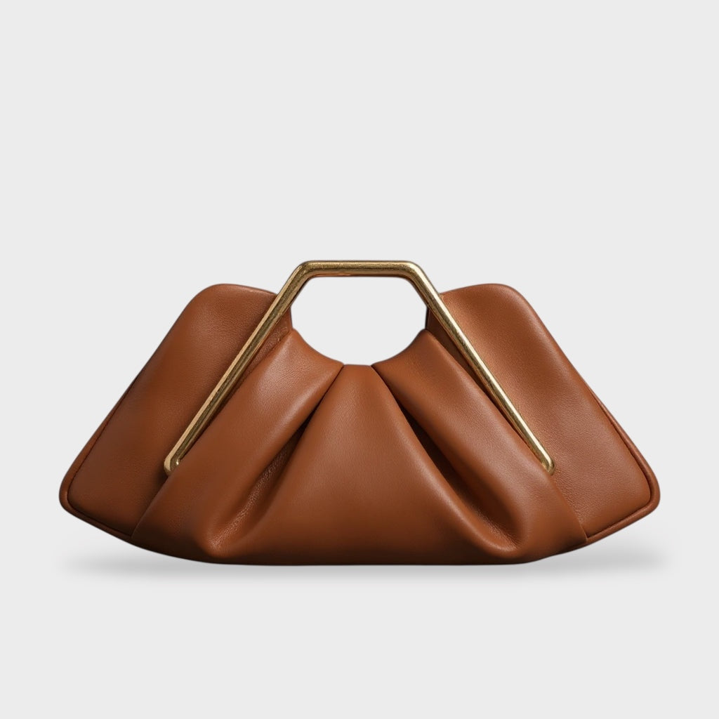 The Honoria-Anne by Huna - women's folded faux leather clutch bag - product image 1