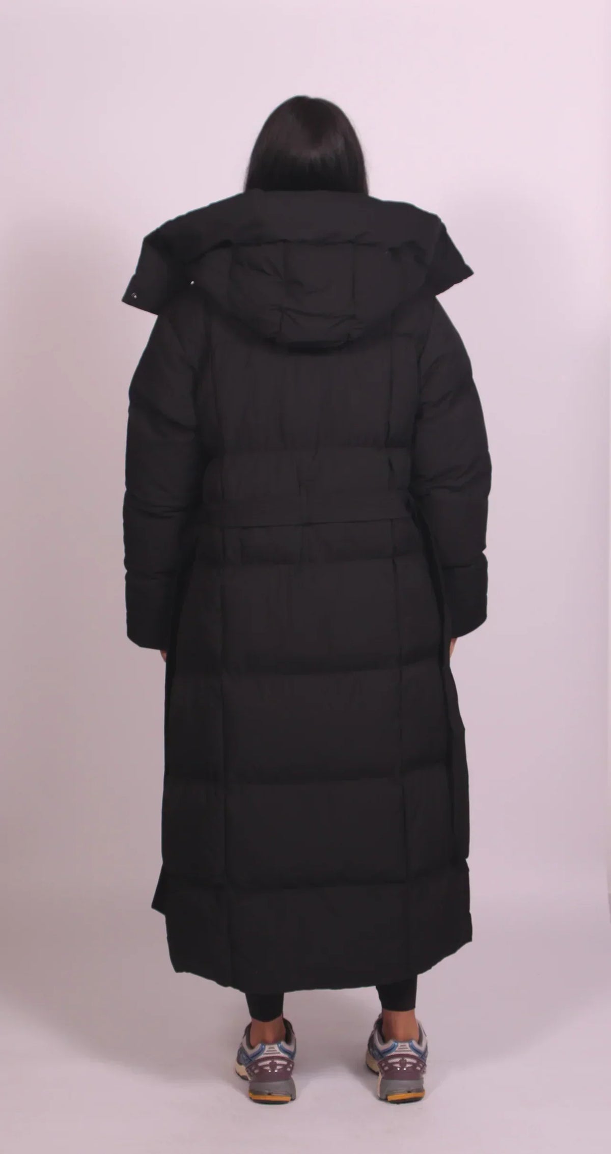 The Taviella by Huna - women's long belted puffer coat - product image 4