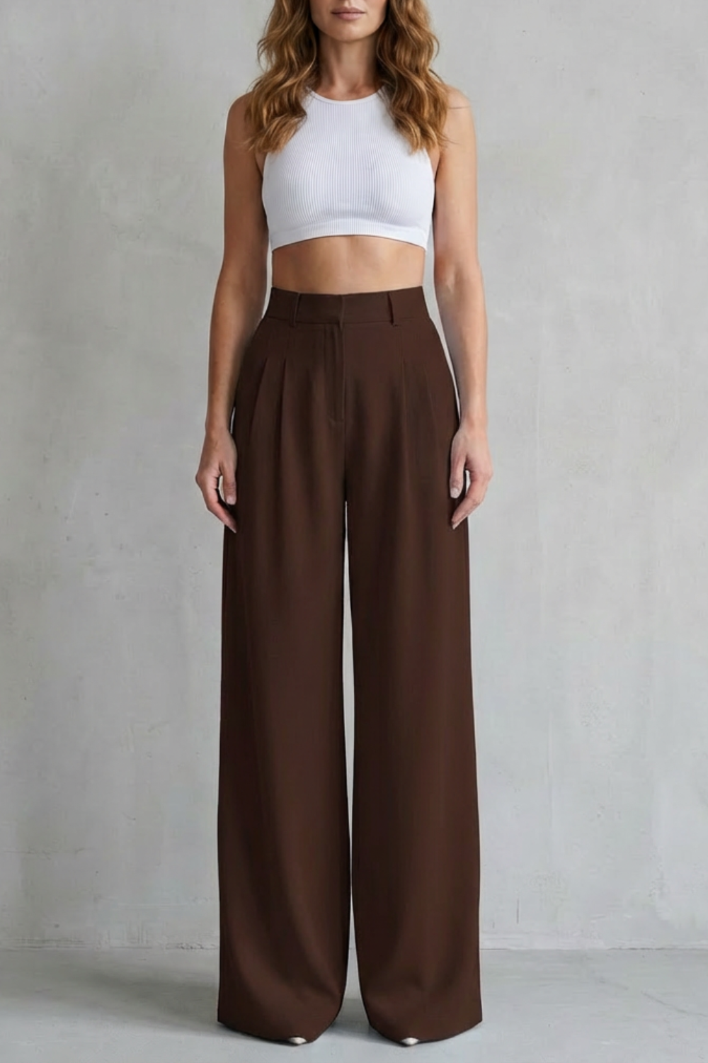 Women's wide leg trousers – The Quintessa by Huna – view 21