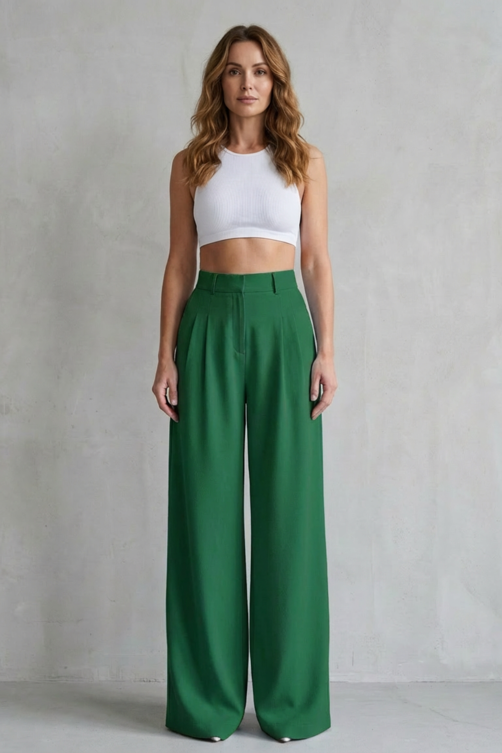 Women's wide leg trousers – The Quintessa by Huna – view 8