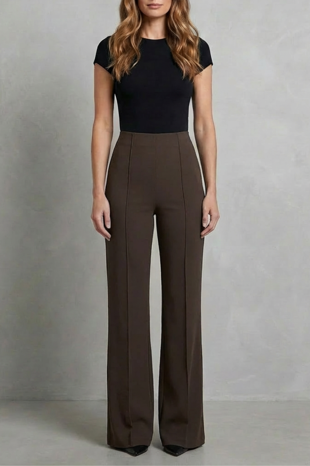 Women's high waist trousers – The Roselind by Huna – view 7