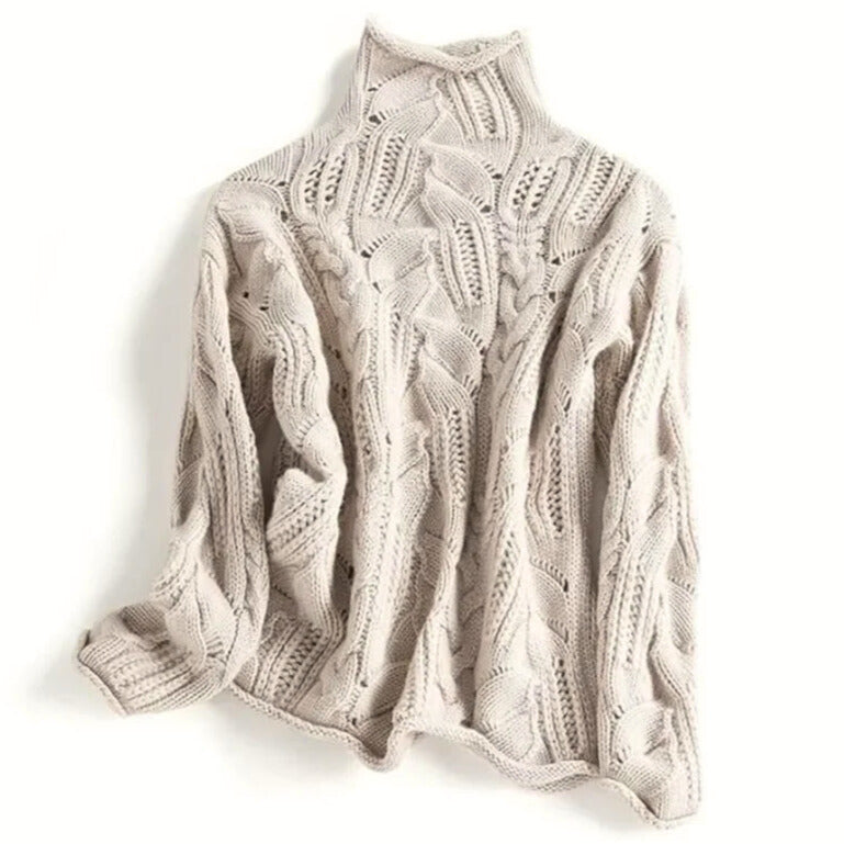 Women's Cashmere Crew Neck Jumper UK – soft everyday knit, view 2