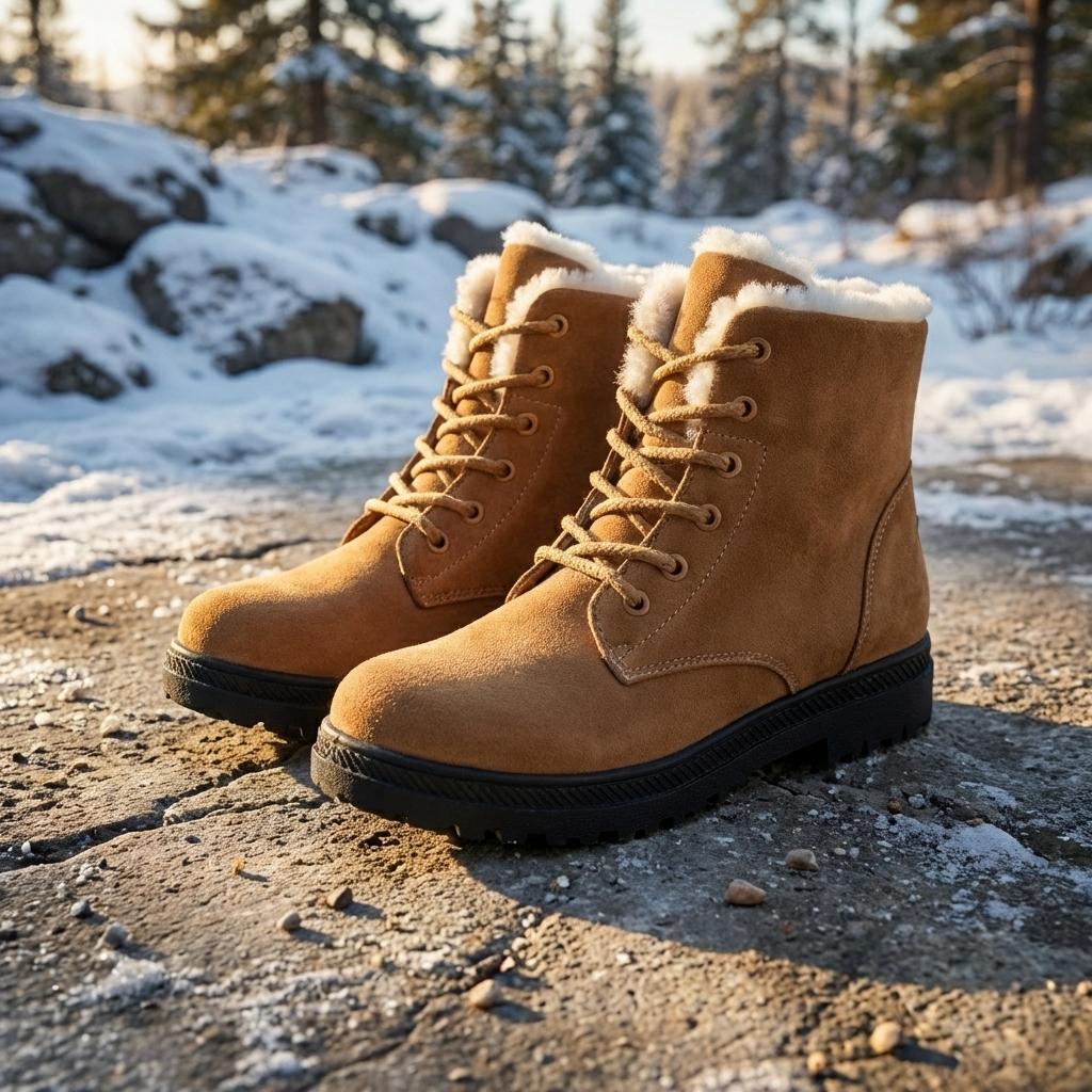 Women's Leather Ankle Boots UK – everyday side zip, view 7