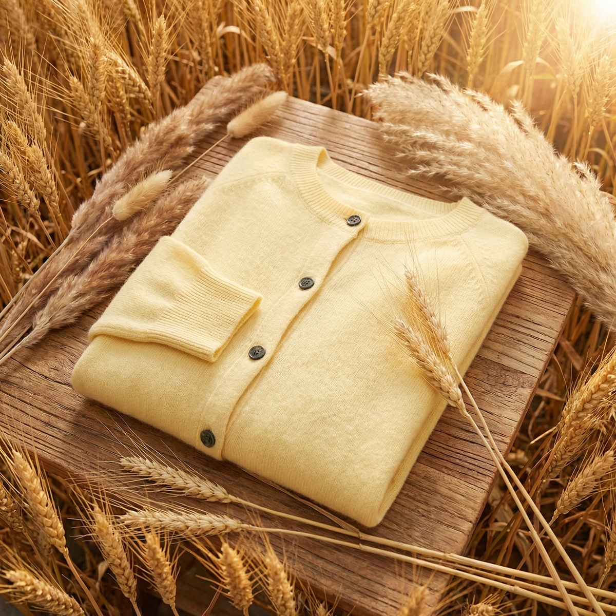 Women's Merino Wool Cardigan – classic long sleeve – product view 1