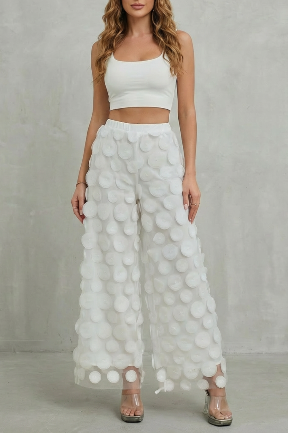 Women's Wide Leg Trousers – The Zinnavelle, view 7