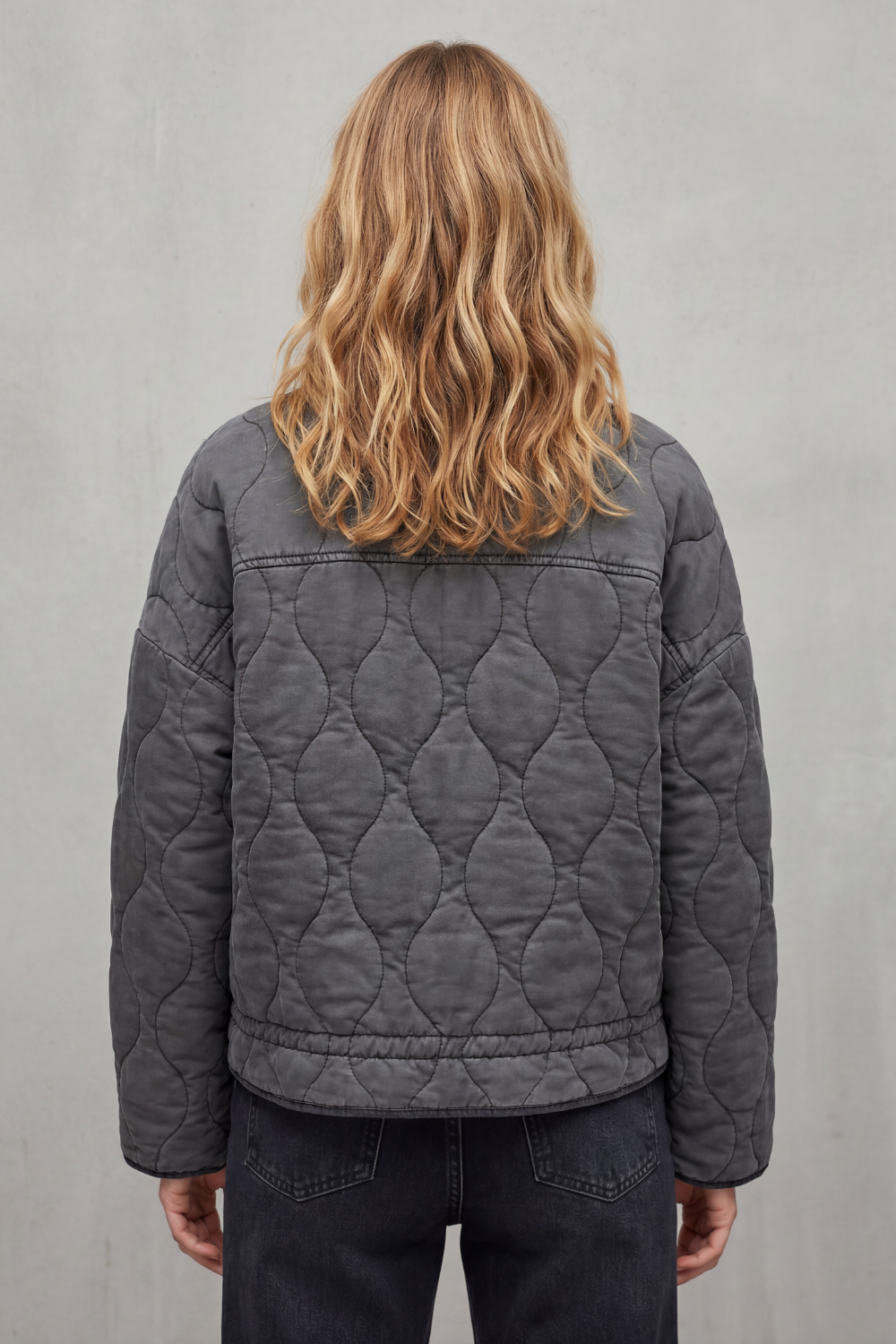 Women's Lightweight Puffer Jacket – The Bernadette-Rose – image 4 – Huna