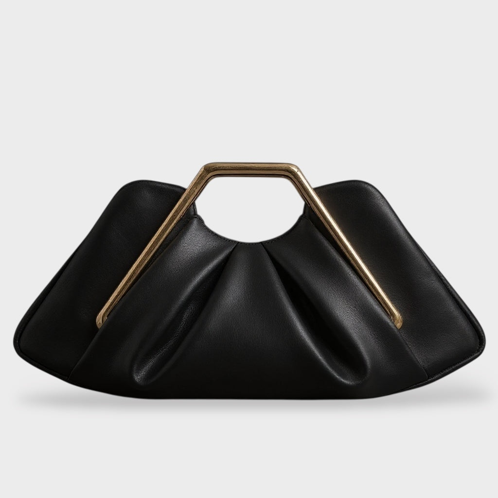 The Honoria-Anne by Huna - women's folded faux leather clutch bag - product image 7