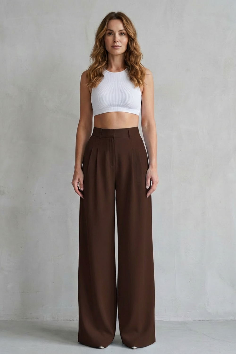 Women's wide leg trousers – The Quintessa by Huna – view 22