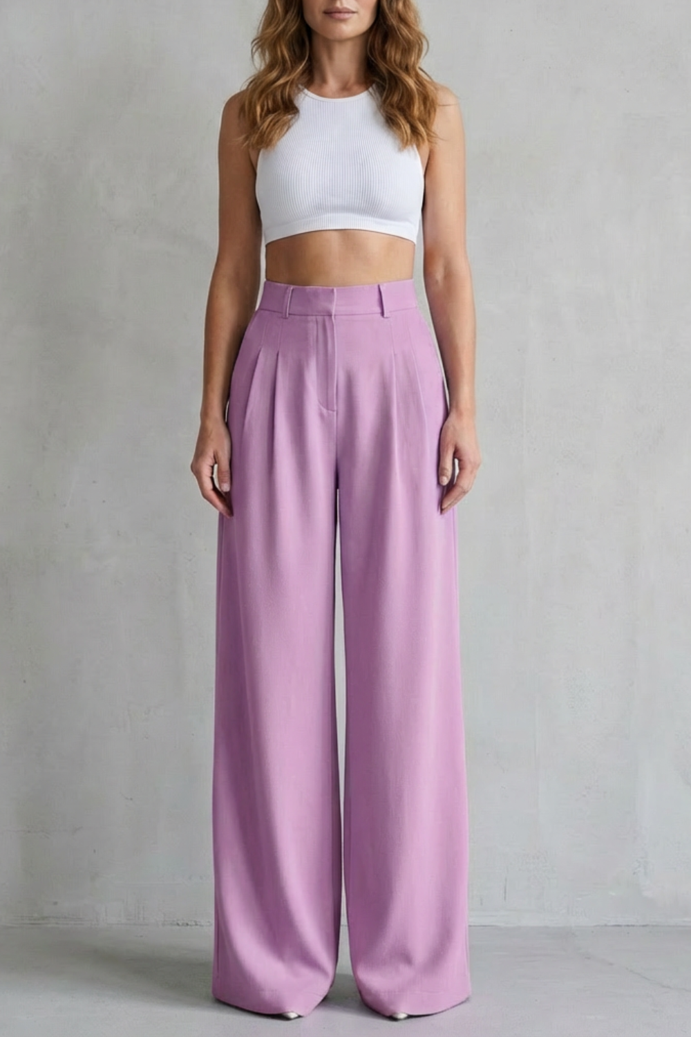 Women's wide leg trousers – The Quintessa by Huna – view 5