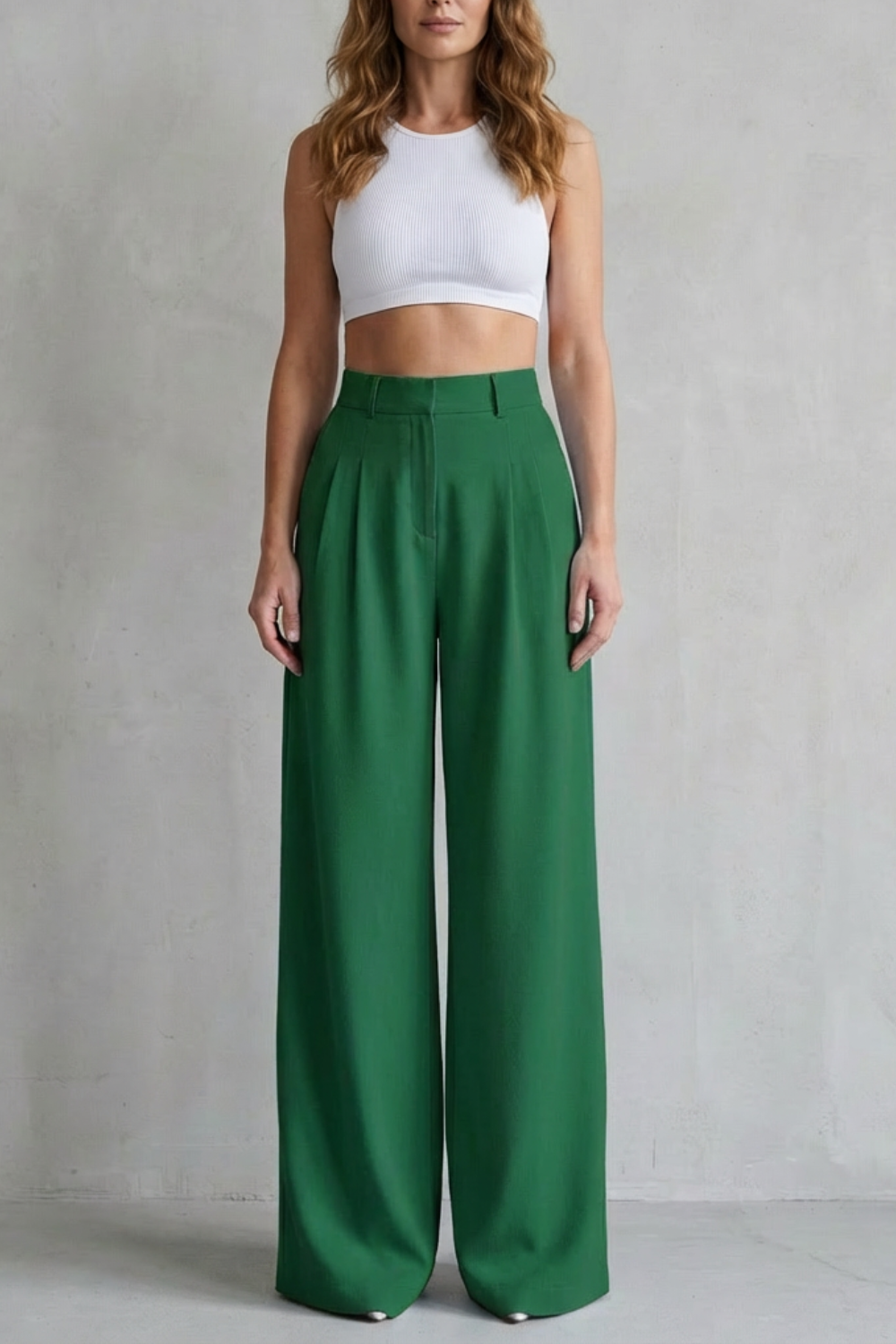 Women's wide leg trousers – The Quintessa by Huna – view 7