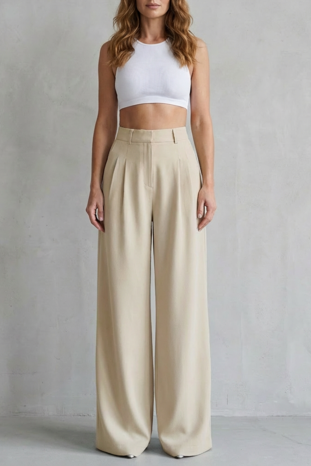 Women's wide leg trousers – The Quintessa by Huna – view 11