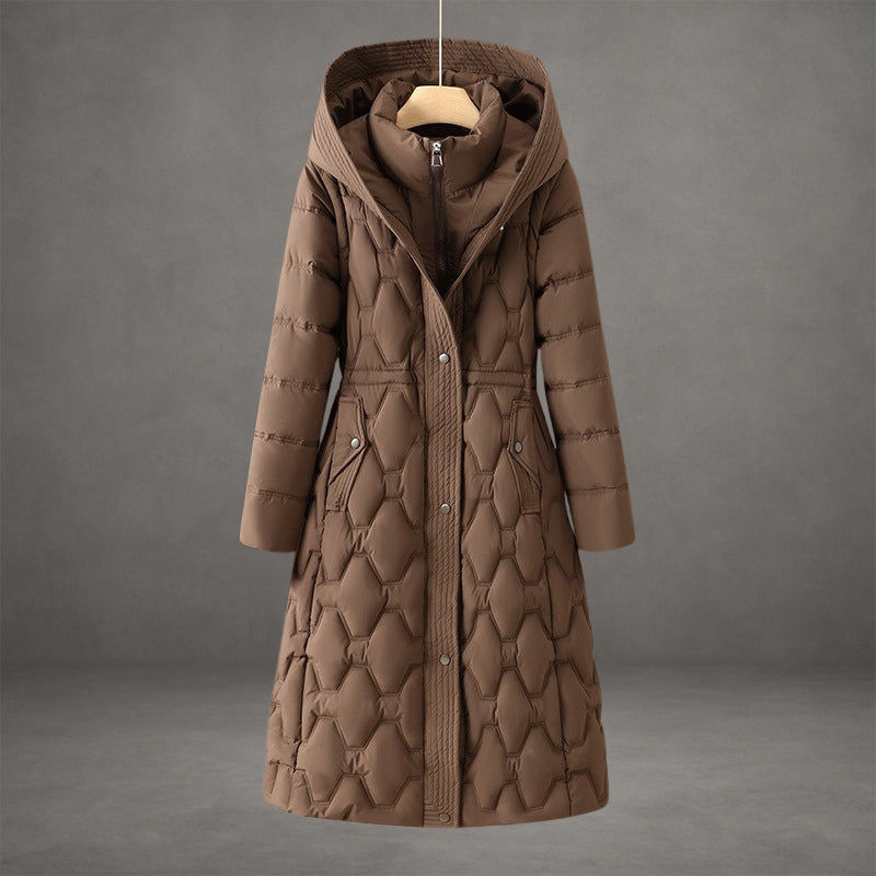 The Elowisse by Huna - women's longline hooded padded coat - product image 3