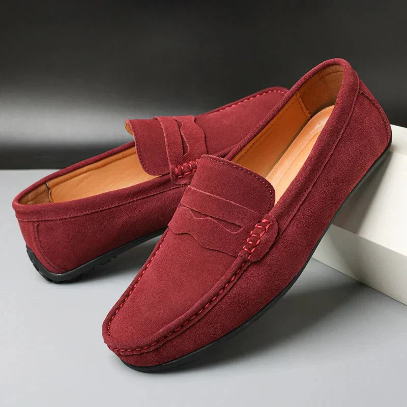 Women's Suede Loafers UK – classic slip on, view 2