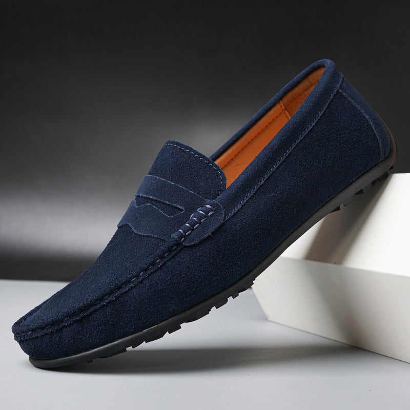 Women's Suede Loafers UK – classic slip on, view 5