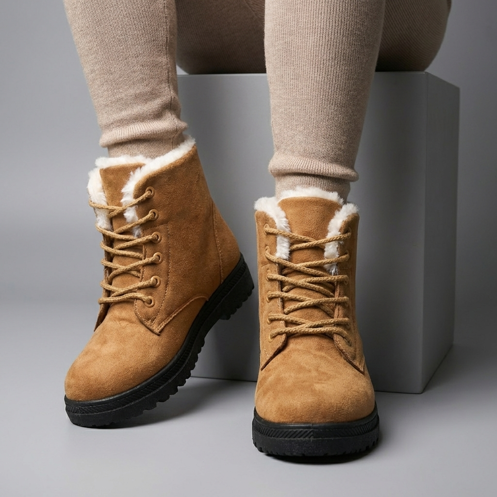 Women's Leather Ankle Boots UK – everyday side zip, view 9