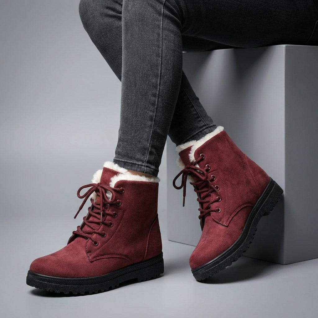Women's Leather Ankle Boots UK – everyday side zip, view 13