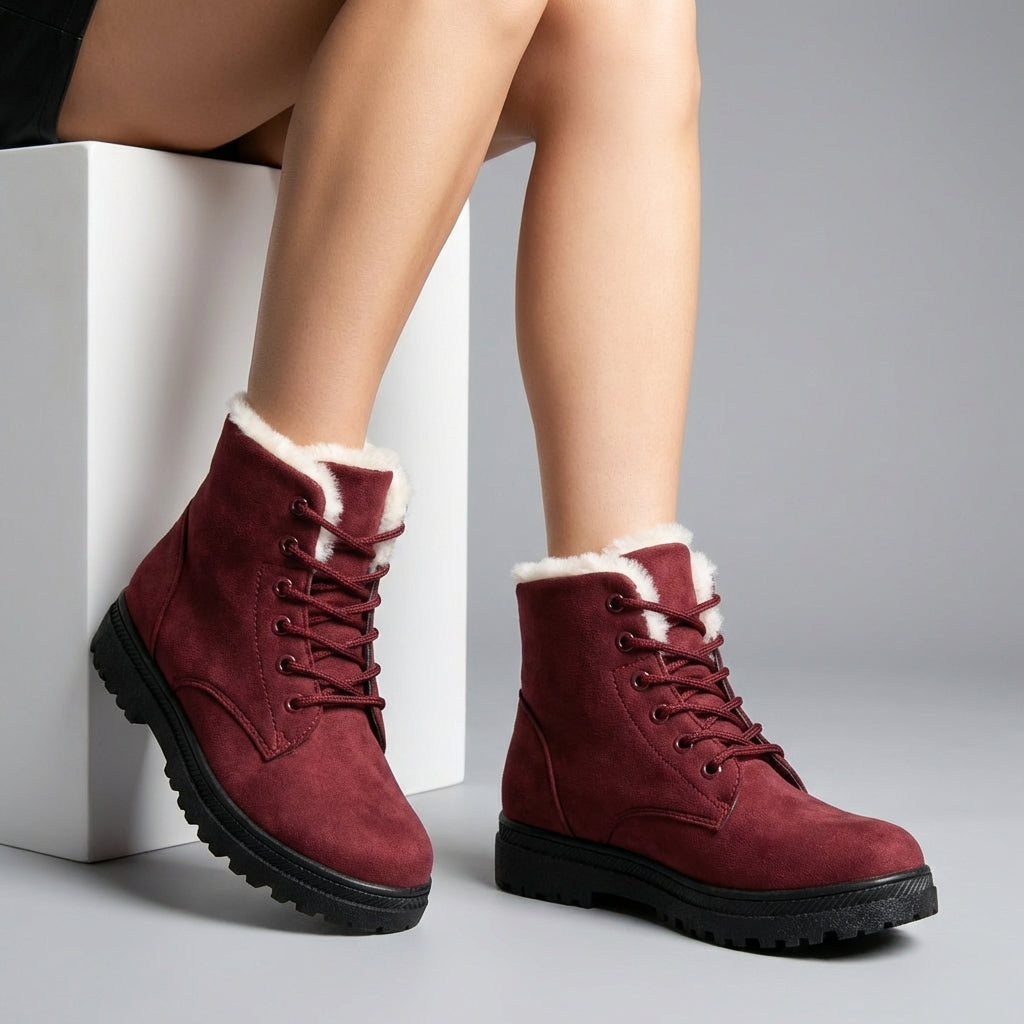 Women's Leather Ankle Boots UK – everyday side zip, view 14