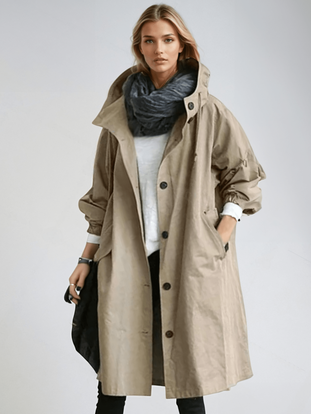 The Cerynne by Huna - women's water repellent trench coat - product image 3